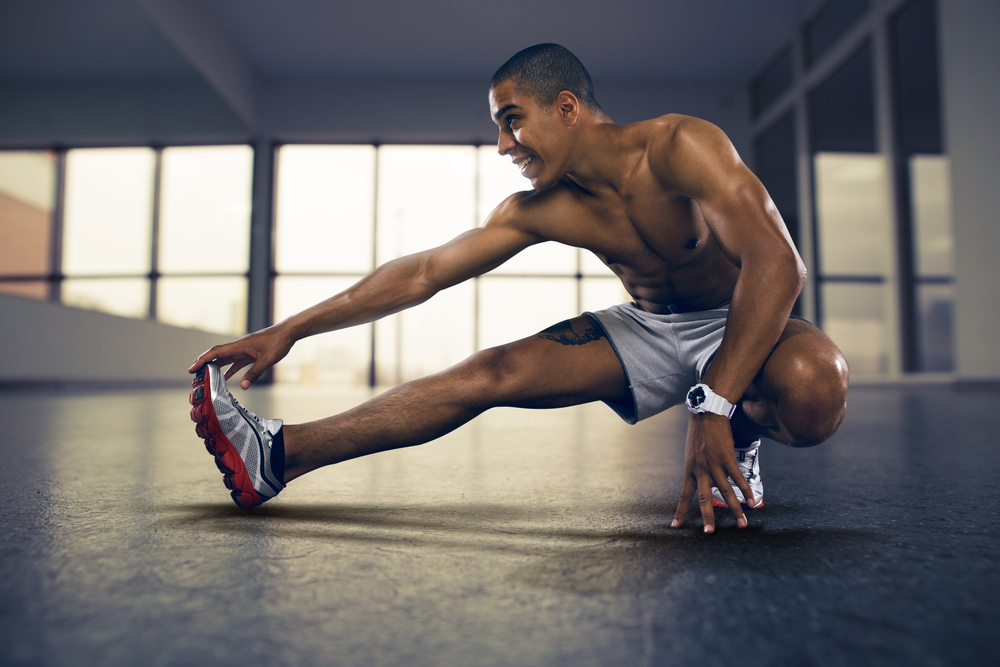 fit man exercising