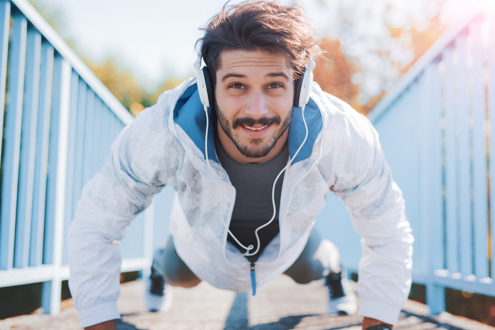 push up during a run