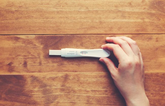 positive pregnancy test